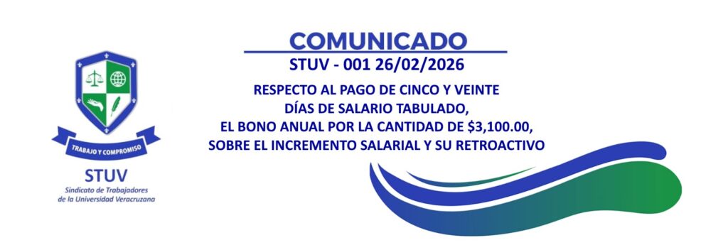 Banner COMUNICADO STUV-001-2026
